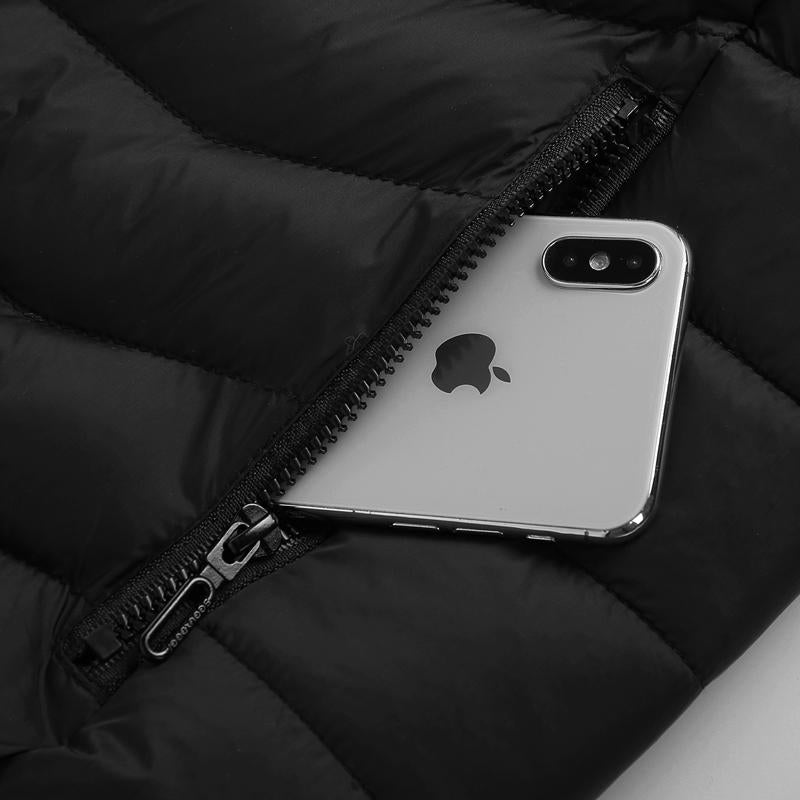 Men'S Heated Vest Waterproof Winter Outdoor Vest with 9 Heating Areas Full Zip for Fishing & Camping Regular Fit Warm & Stylish Menswear Coats Jackets Tops Zipper Heated Jacket Women Tights